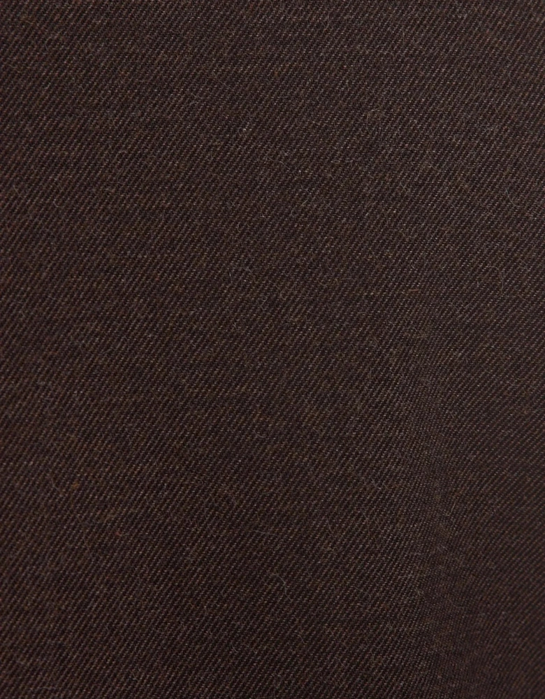 Slim Fit New Kent Flannel Shirt Brown