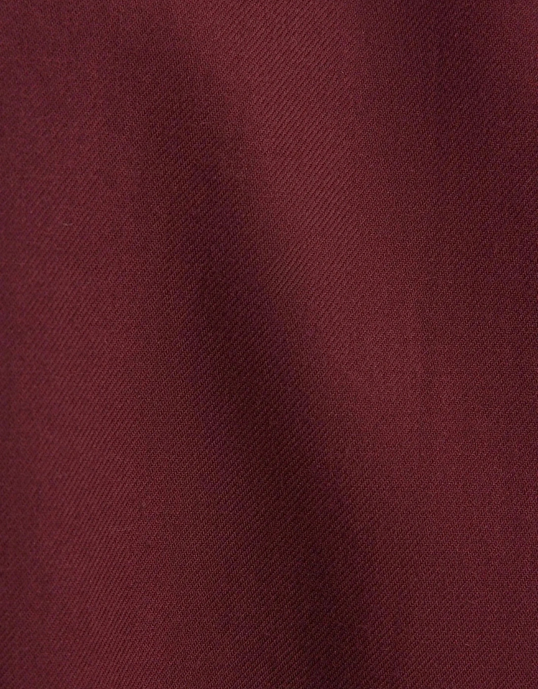Slim Fit New Kent Flannel Shirt Burgundy