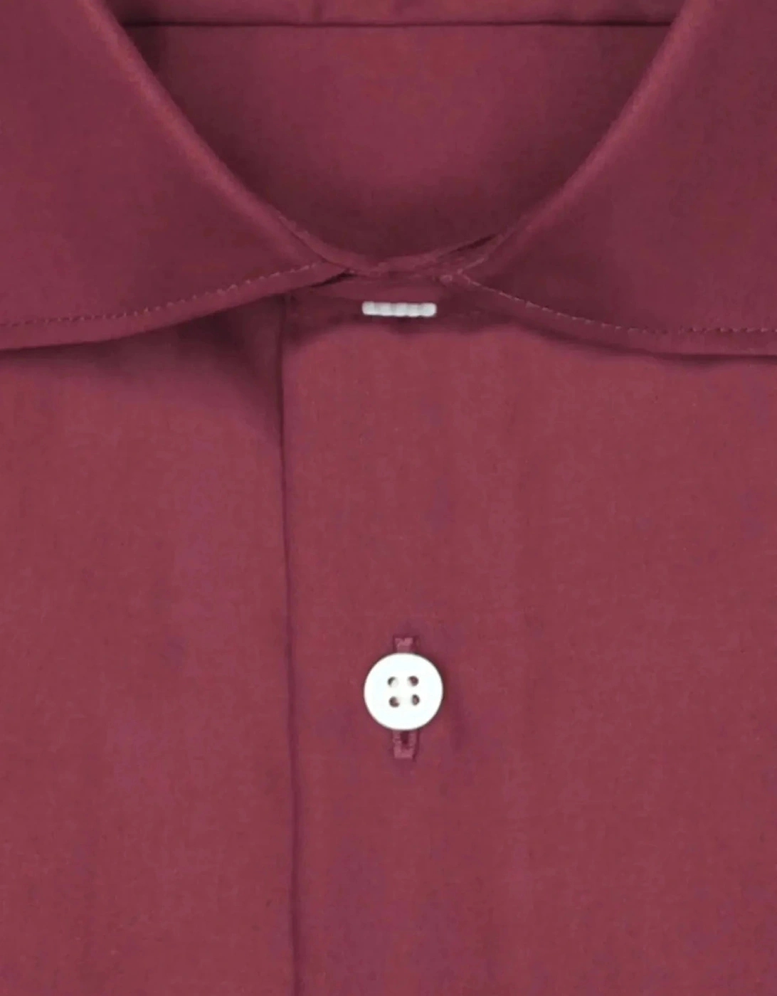 Shaped Fit Easy Iron New Kent Business Shirt Burgundy