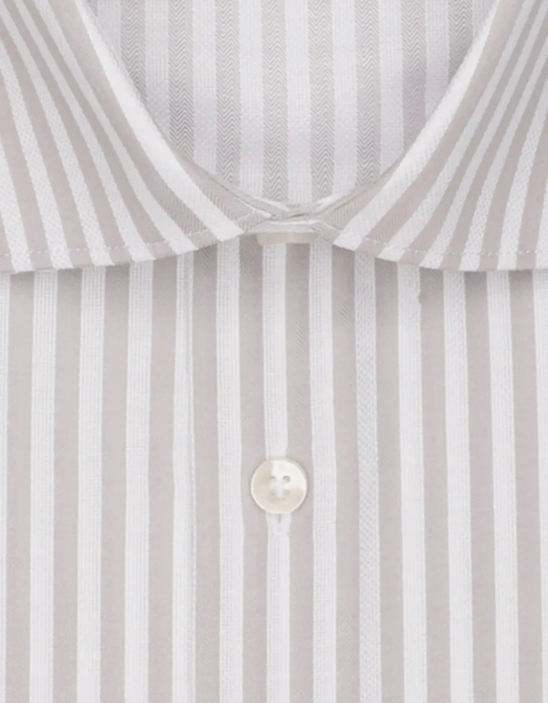 Regular Fit No Iron New Kent Striped Business Shirt Grey