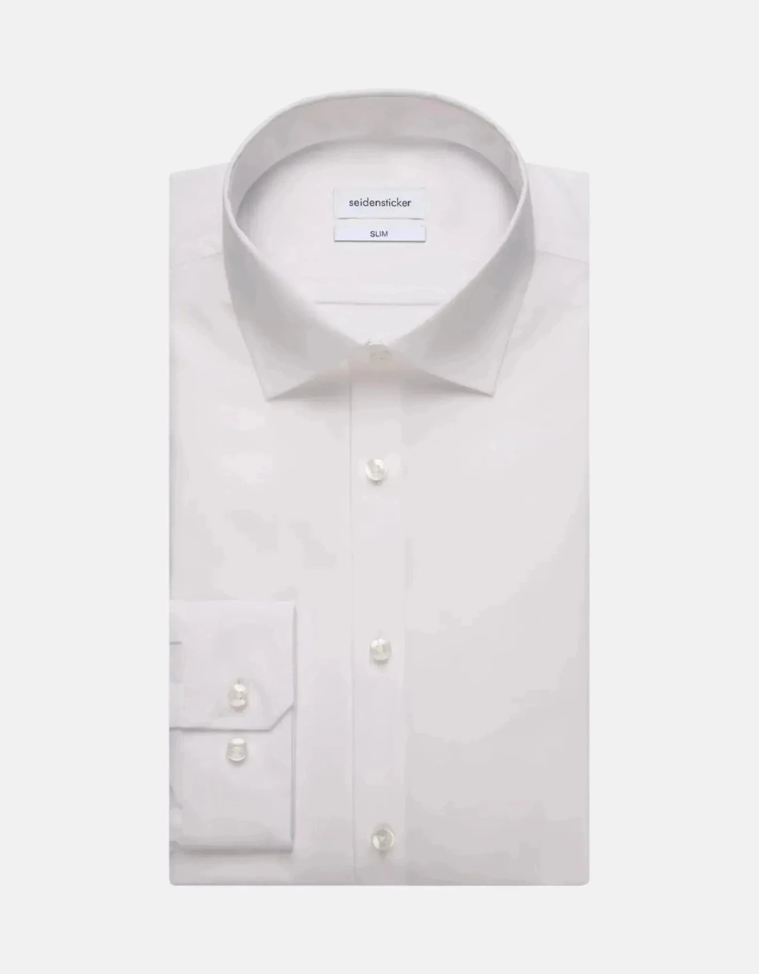 Slim Fit No Iron Kent Collar Business Shirt White