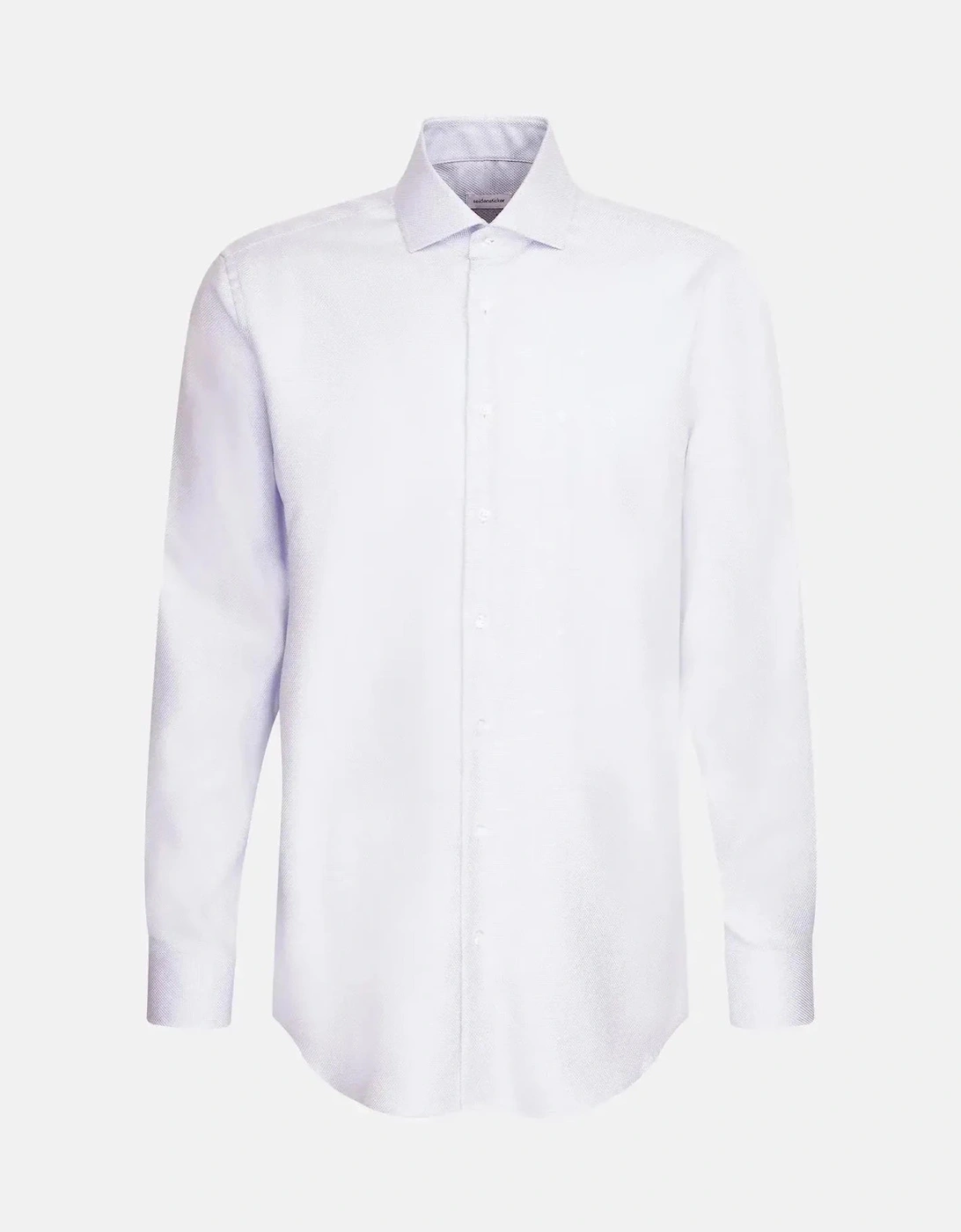 Regular Fit No Iron Spread Kent Structured Business Shirt Light Blue
