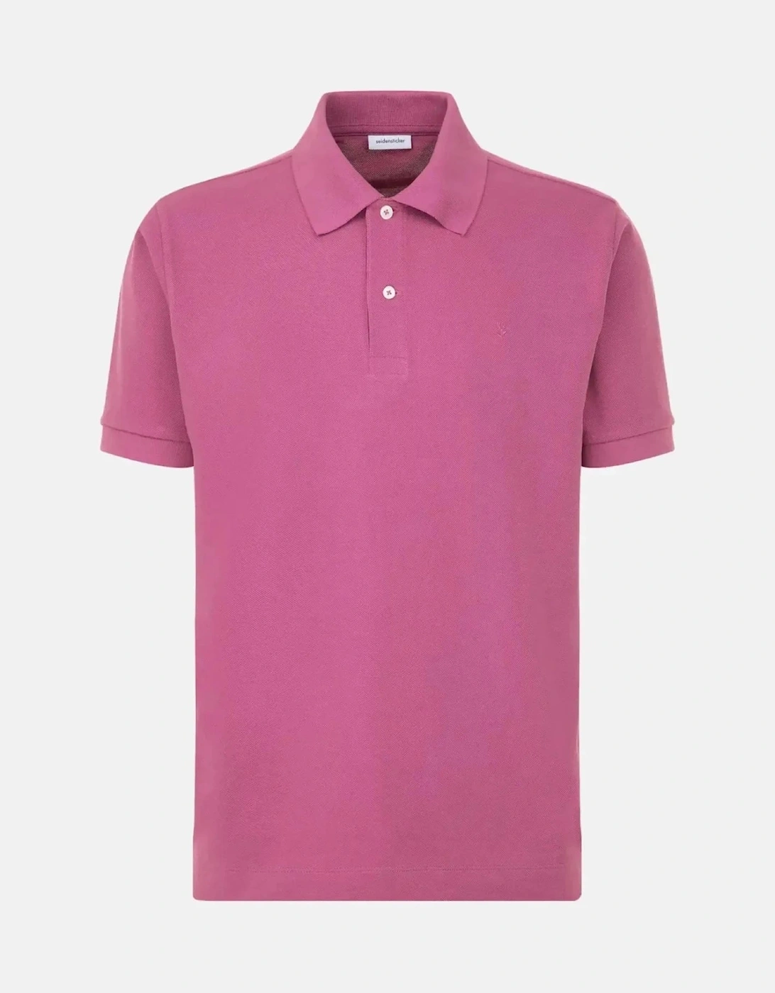 Regular Fit Pique Polo Shirt Dark Pink