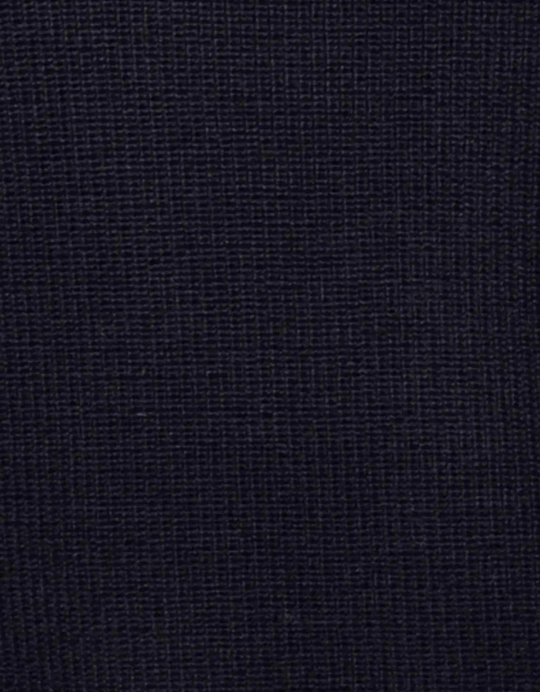 Merino Wool Stand Collar 1/4 Zip Knit Dark Blue