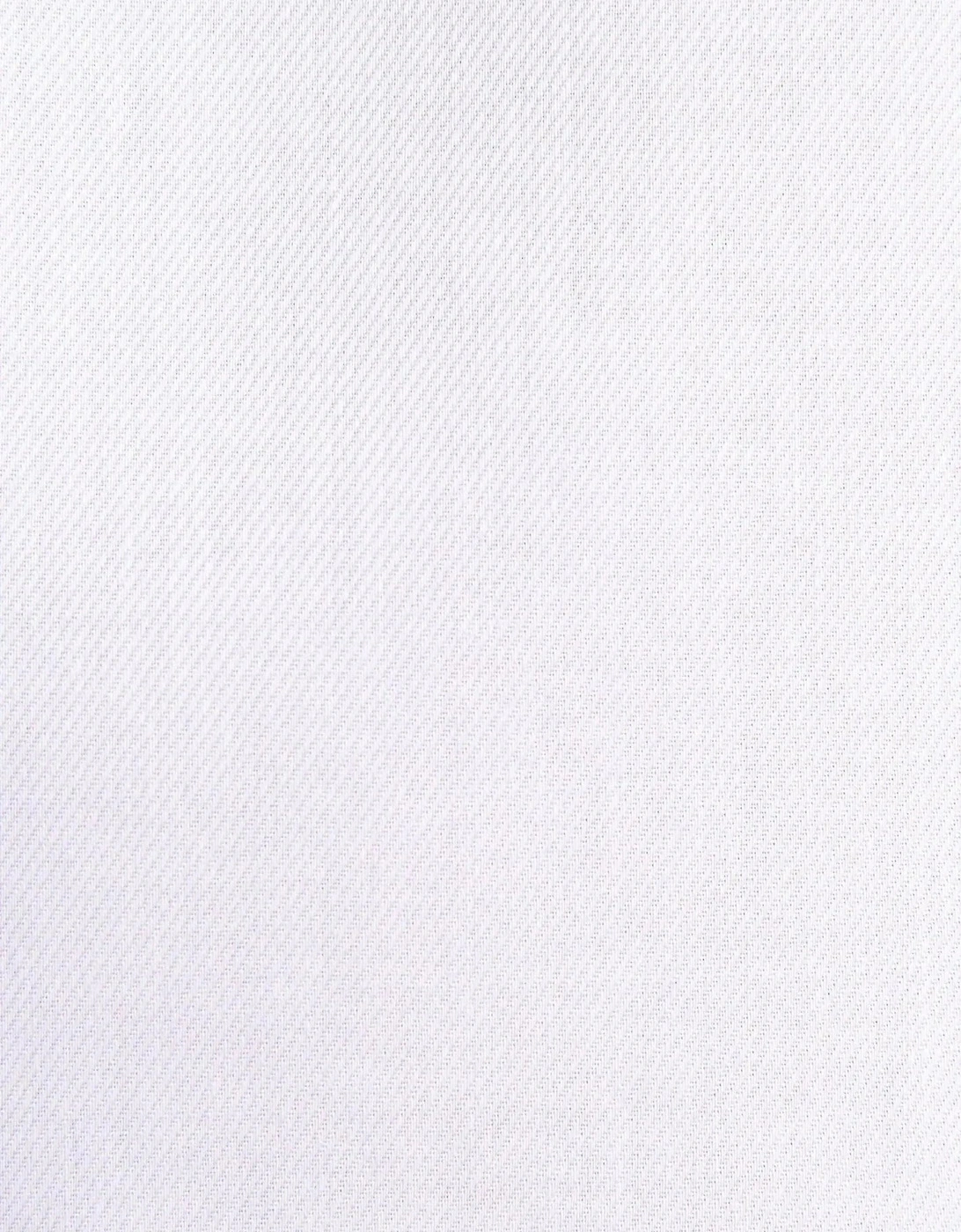Regular Fit No Iron Contrast Kent Collar Business Shirt White