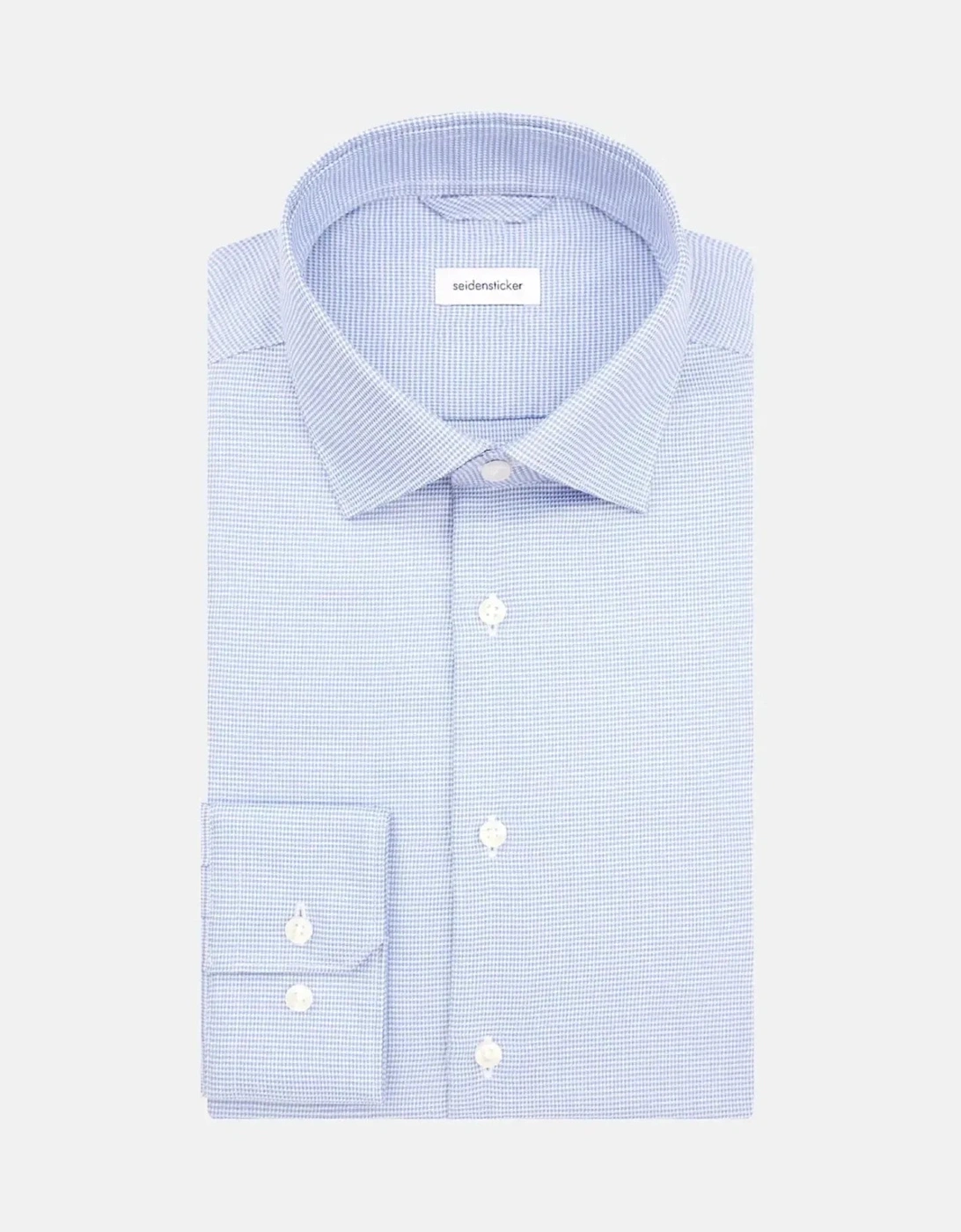 Slim Fit No Iron New Kent Structured Business Shirt Light Blue
