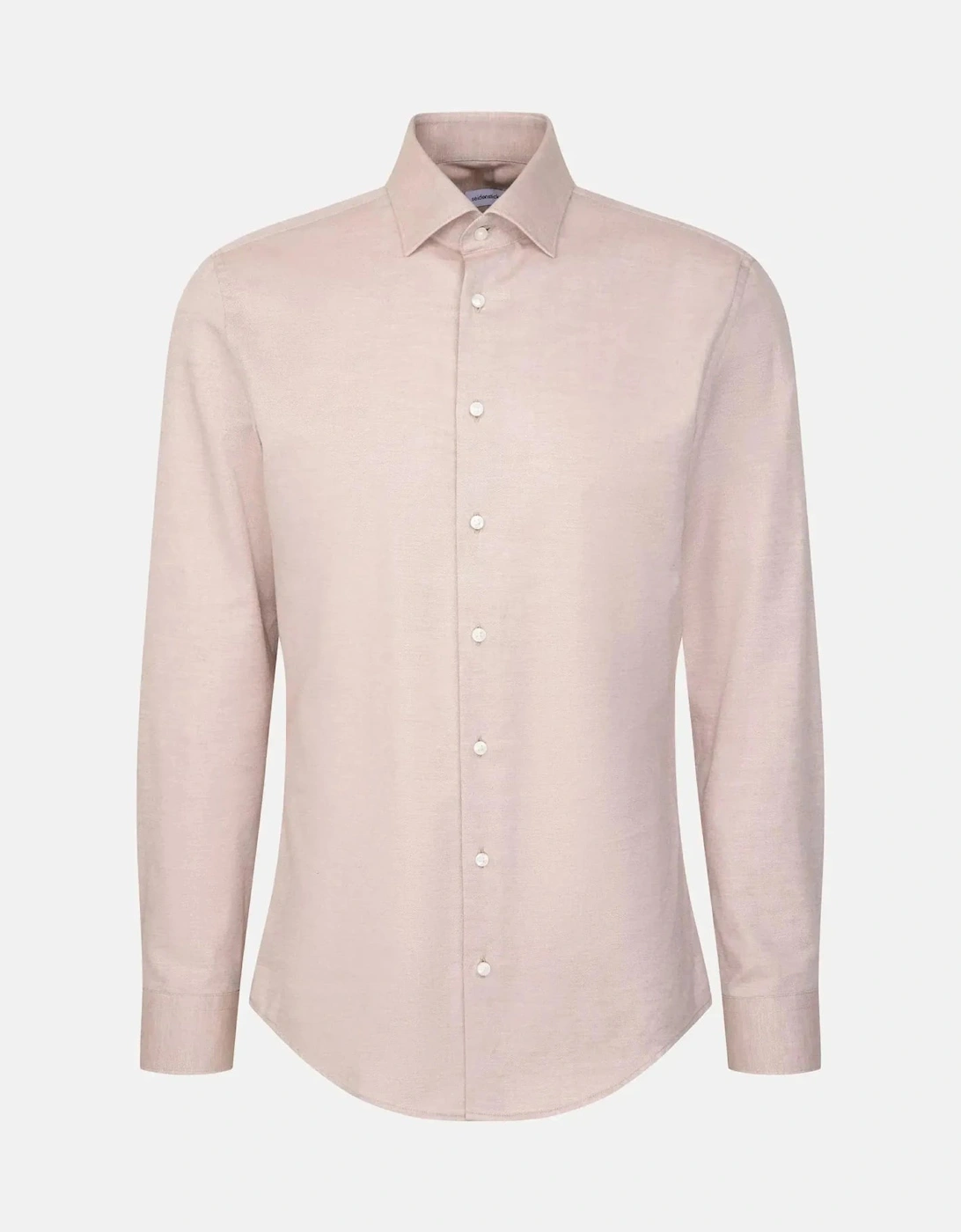 Slim Fit New Kent Flannel Shirt Beige