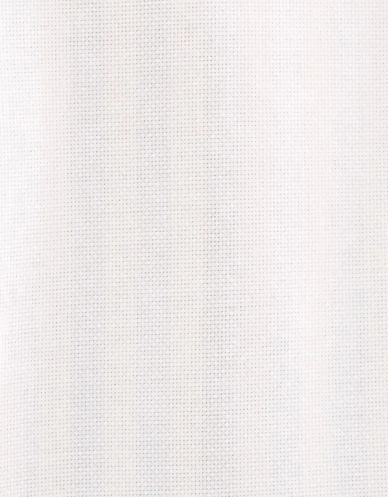 Regular Fit No Iron Spread Kent Structured Stripe Business Shirt Light Blue