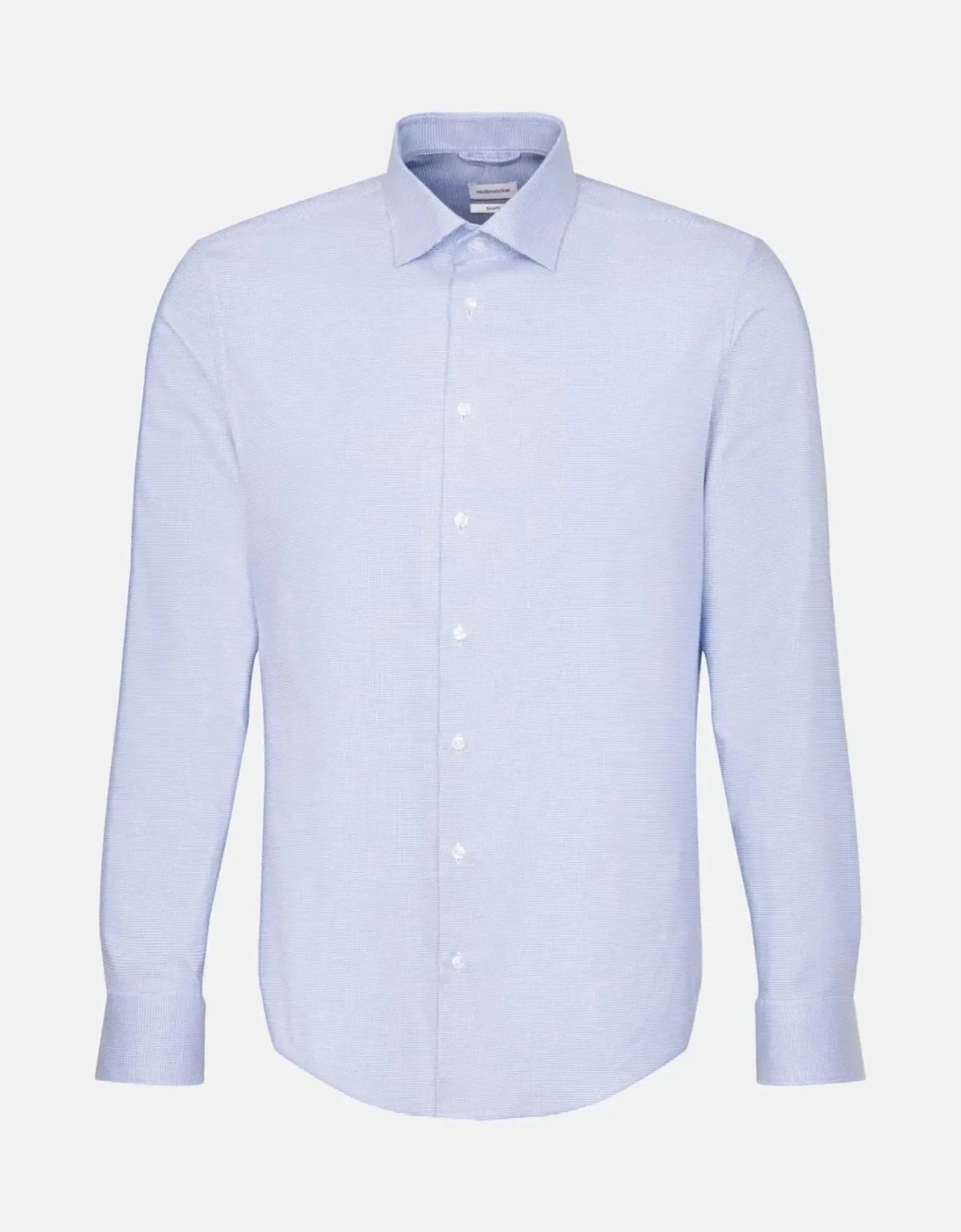 Shaped Fit No Iron New Kent Structured Business Shirt Light Blue