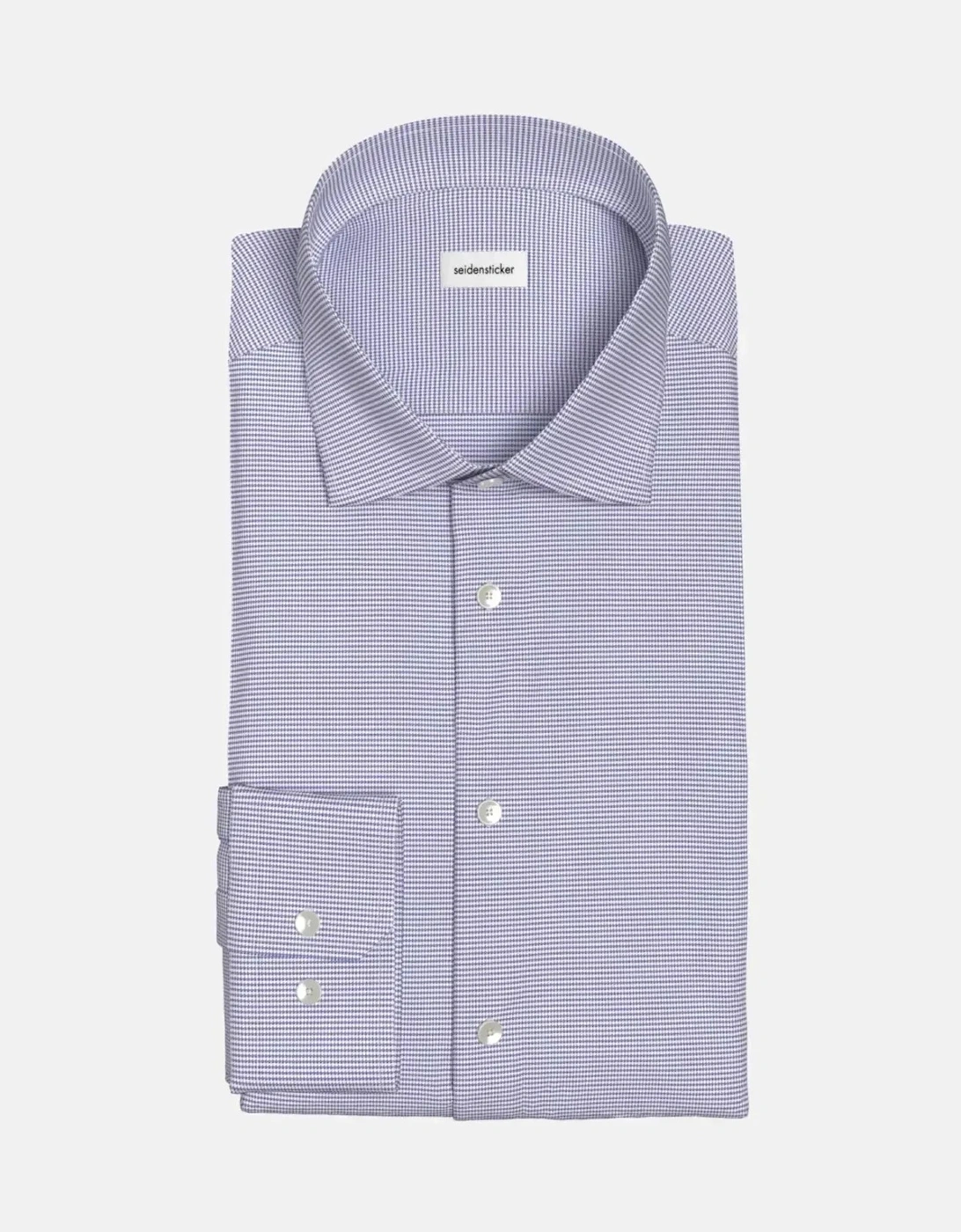 Shaped Fit No Iron New Kent Structured Business Shirt Light Blue