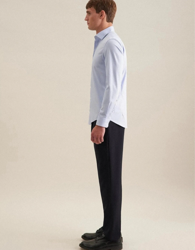 Regular Fit No Iron New Kent Combi Cuff Business Shirt Light Blue