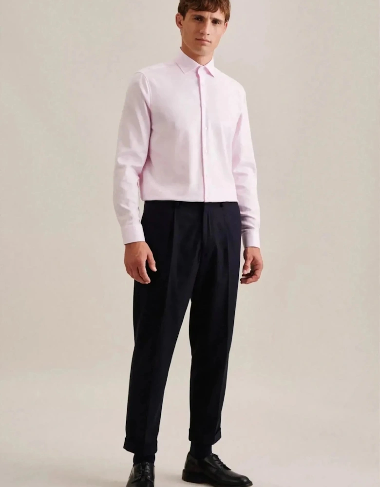 Regular Fit No Iron New Kent Structured Business Shirt Pink