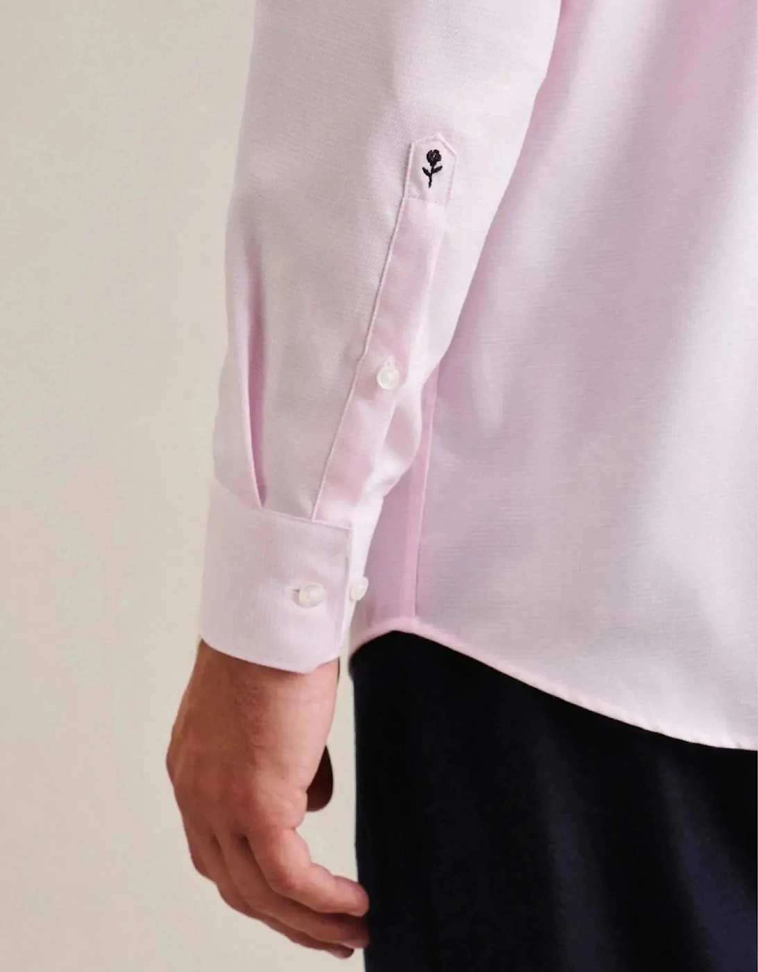 Regular Fit No Iron New Kent Structured Business Shirt Pink