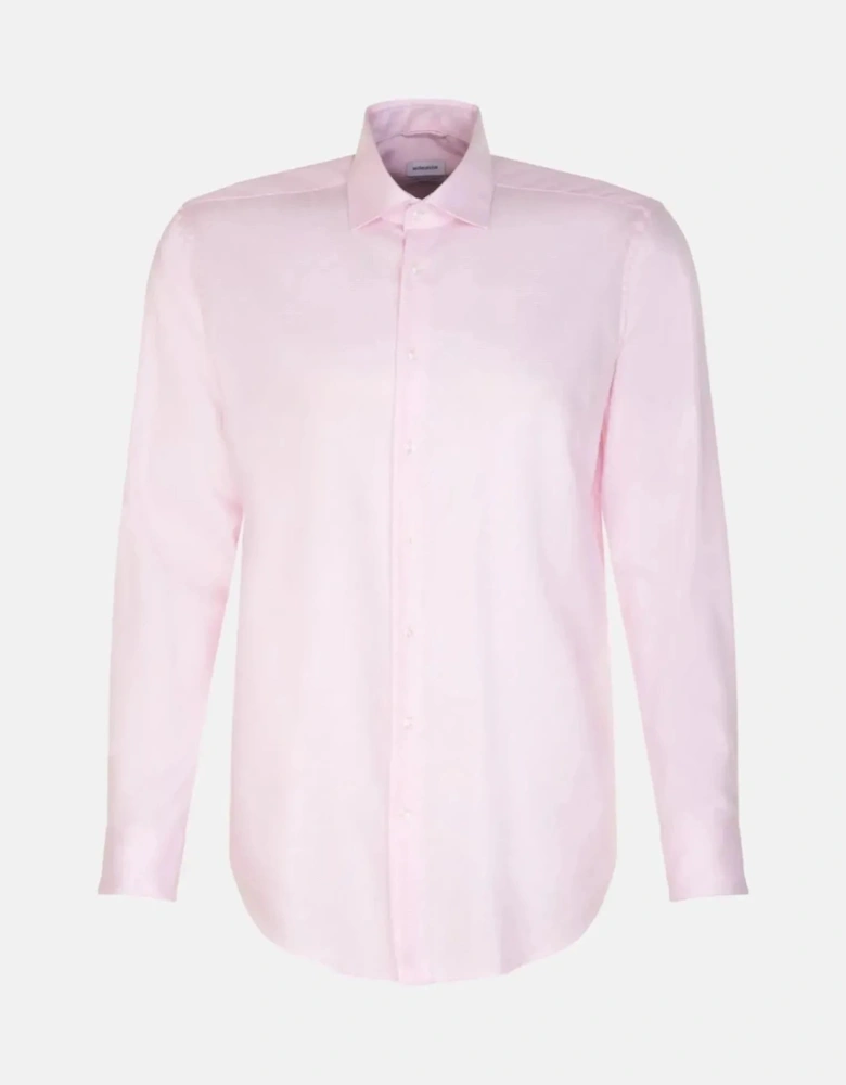 Regular Fit No Iron New Kent Structured Business Shirt Pink