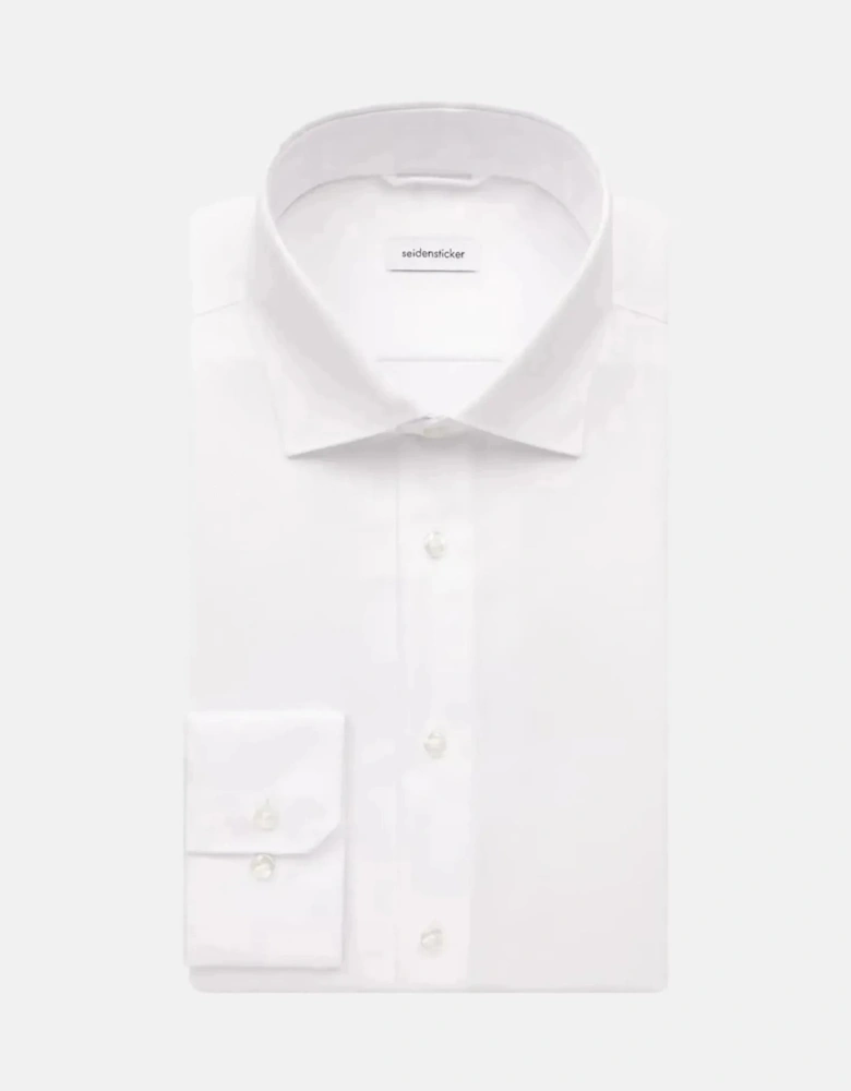 Regular Fit No Iron New Kent Combi Cuff Business Shirt White