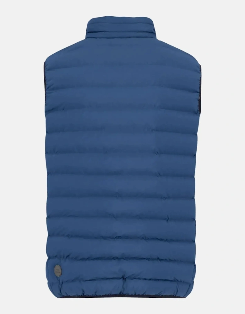 Basic Light Weight Gilet Misty Blue