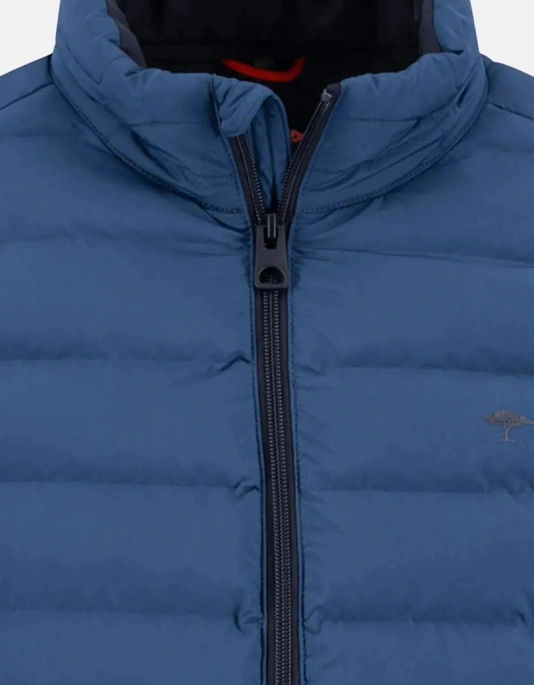 Basic Light Weight Gilet Misty Blue