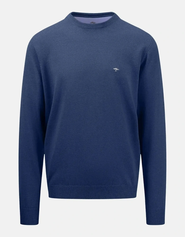 Superfine Cotton Crewneck Knit Night
