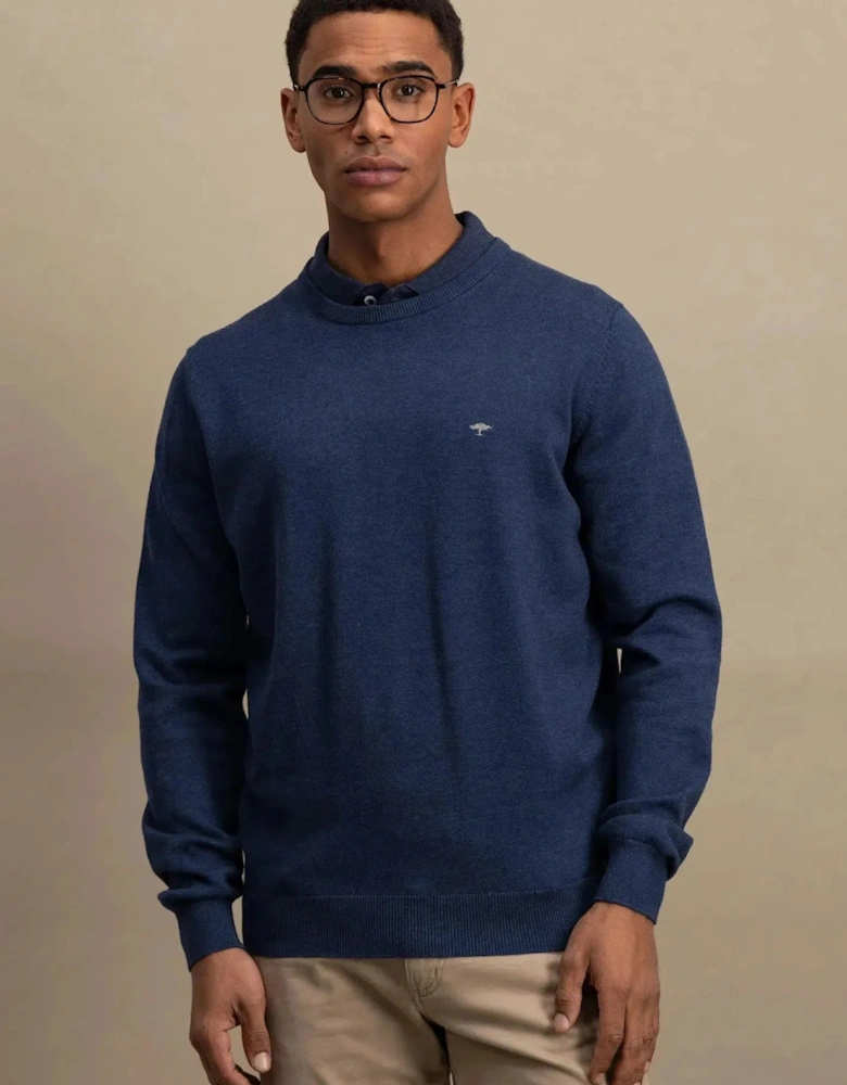 Superfine Cotton Crewneck Knit Night