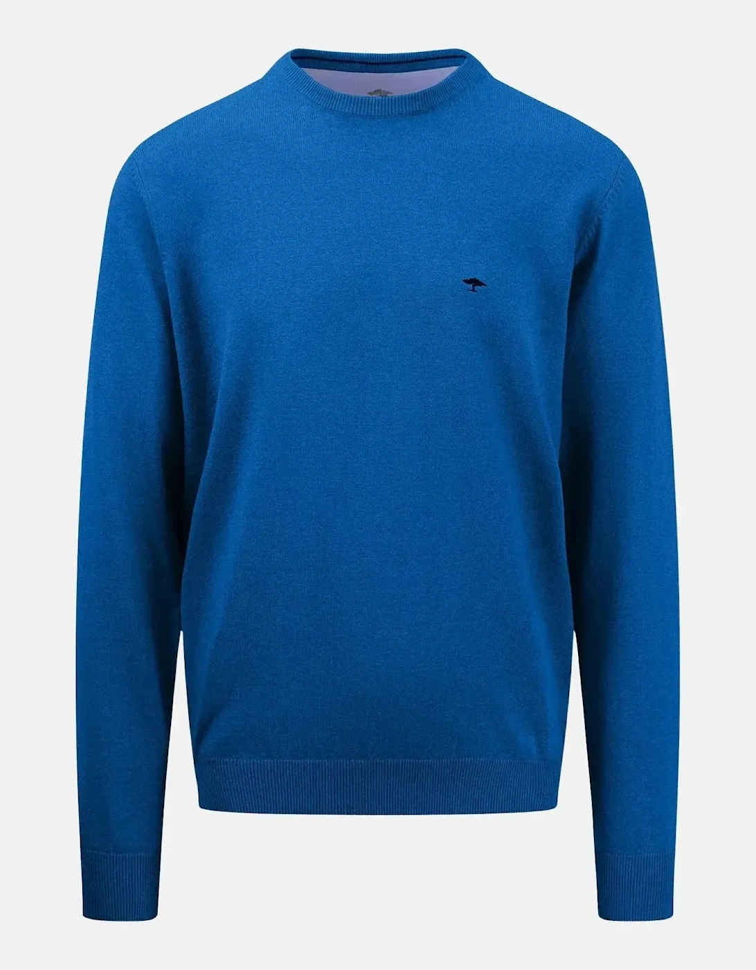 Superfine Cotton Crewneck Knit Strong Blue, 3 of 2