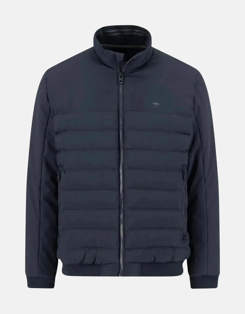Basic Puffer Hybrid Jacket Dark Navy