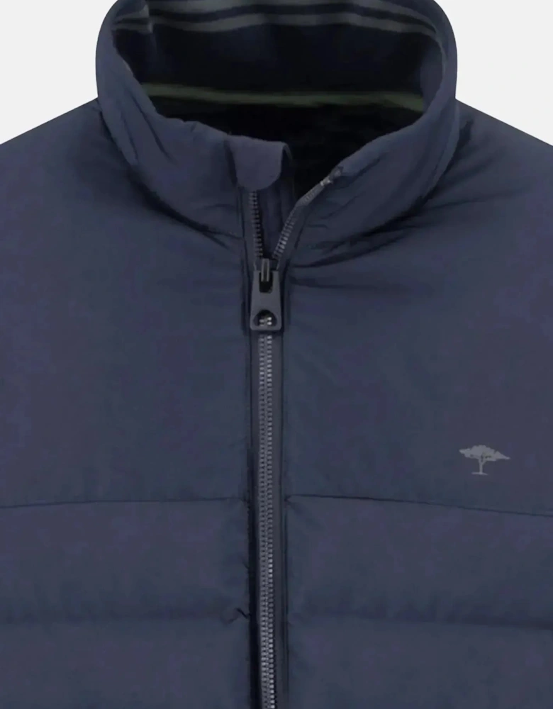 Basic Puffer Hybrid Jacket Dark Navy