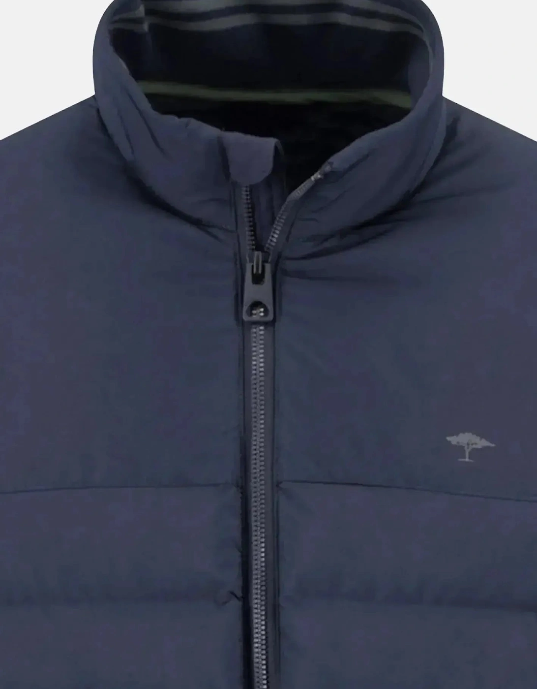 Basic Puffer Hybrid Jacket Dark Navy