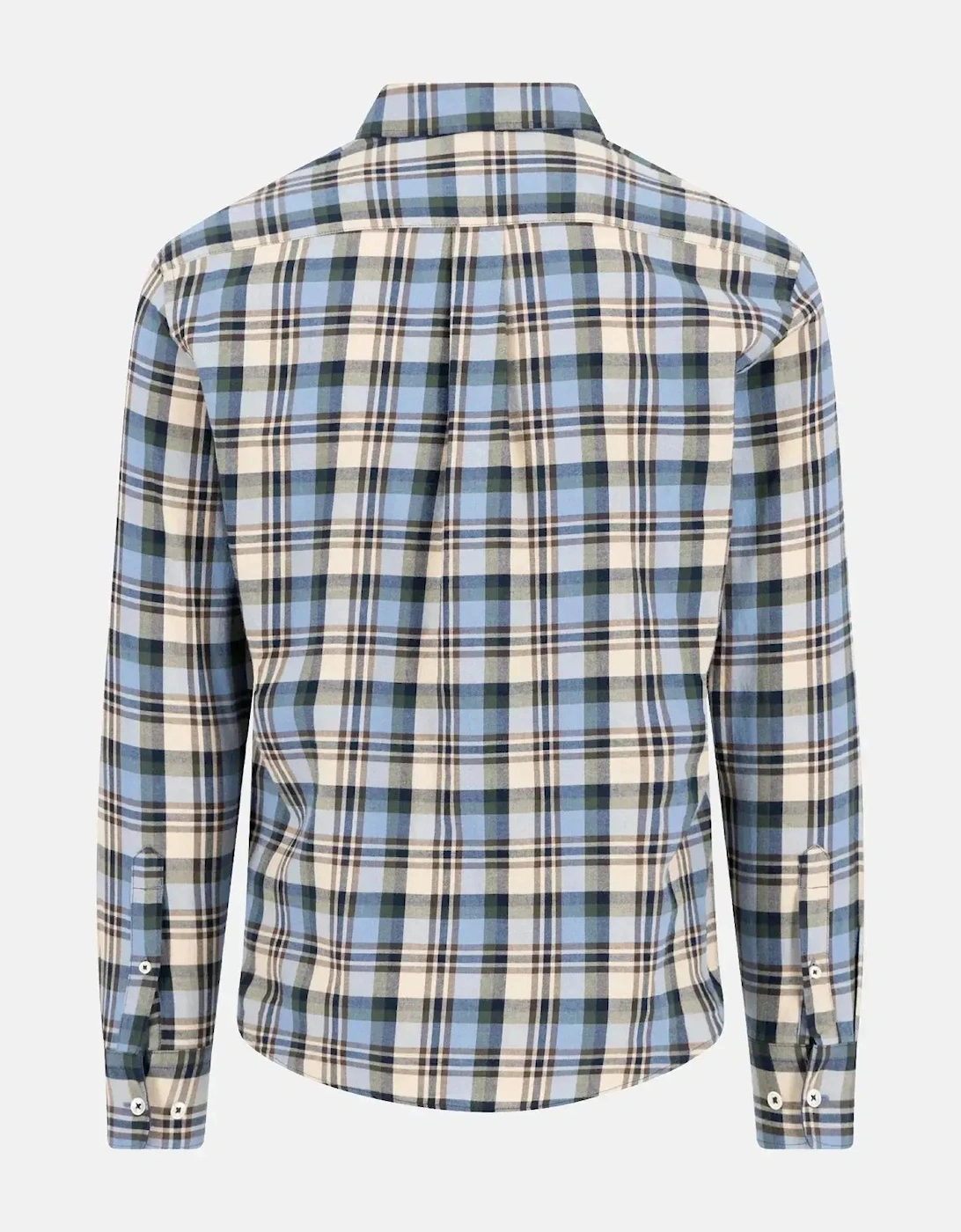 Multicolour Flannel Check Shirt Sand