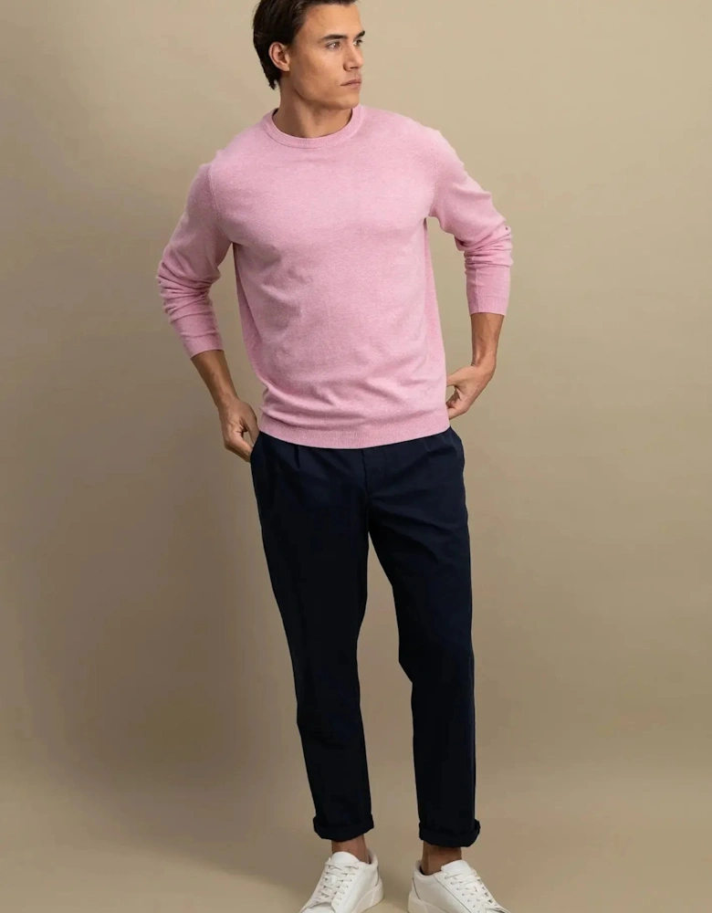 Air Cotton Crewneck Knit Peony