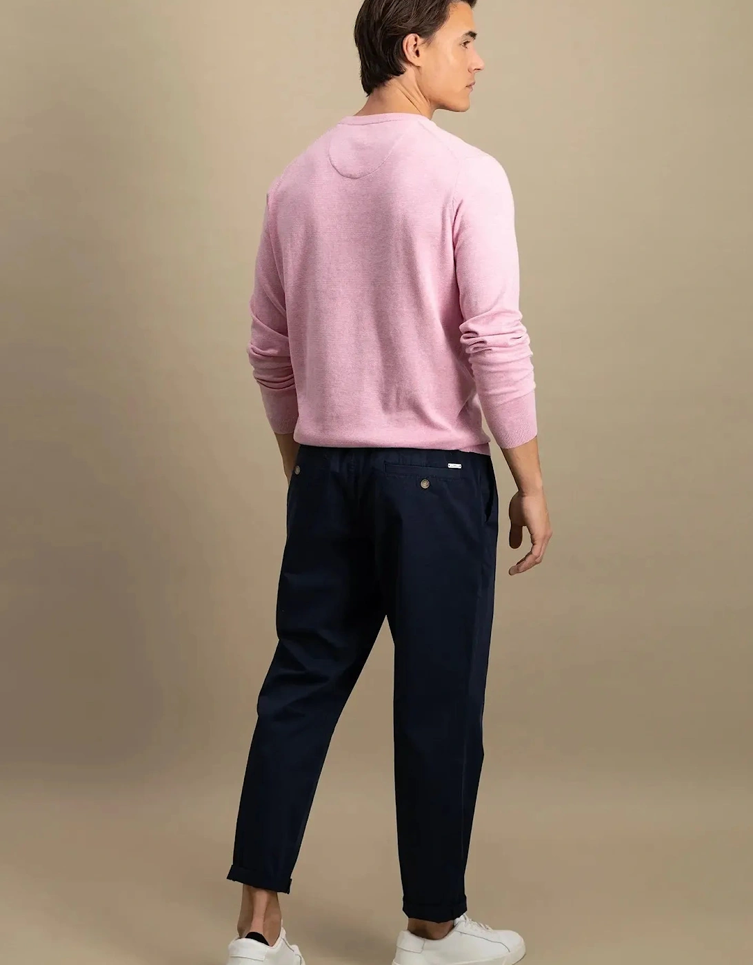 Air Cotton Crewneck Knit Peony