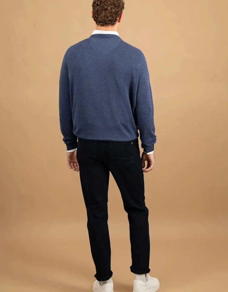 Fine Knit Cotton Crewneck Night