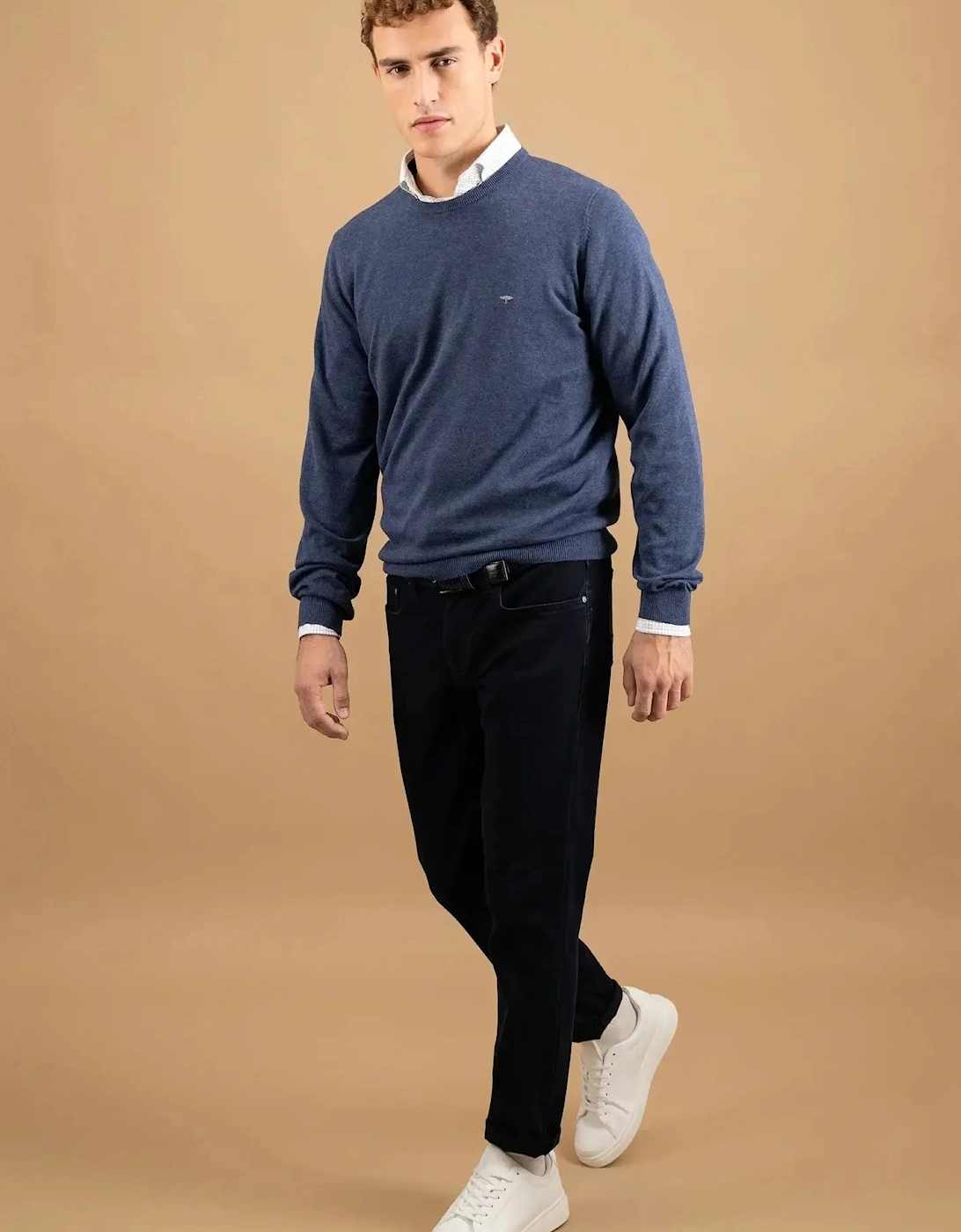 Fine Knit Cotton Crewneck Night