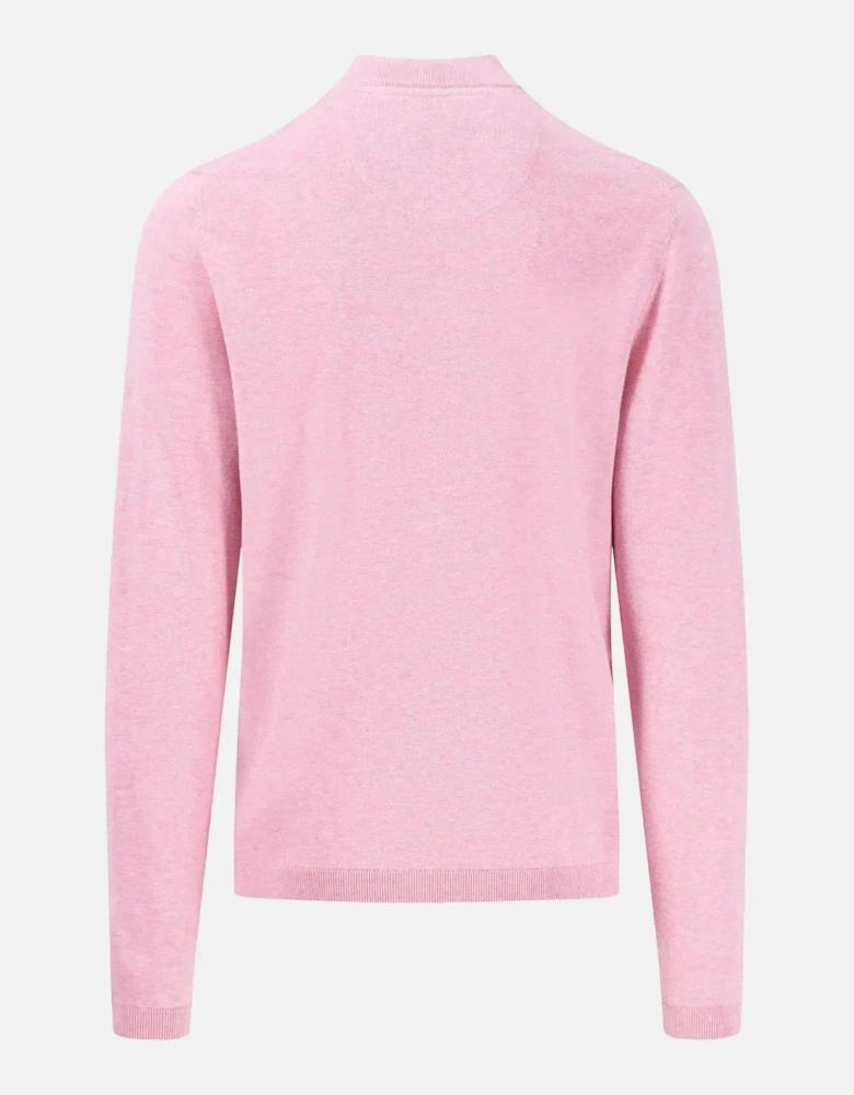 Air Cotton 1/4 Zip Knit Peony
