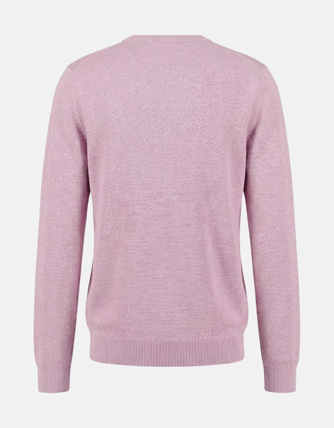 Fine Knit Air Cotton Crewneck Sweater Magnolia