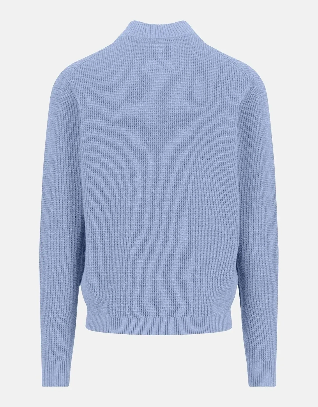 Structured Cotton 1/4 Zip Knit New Breeze