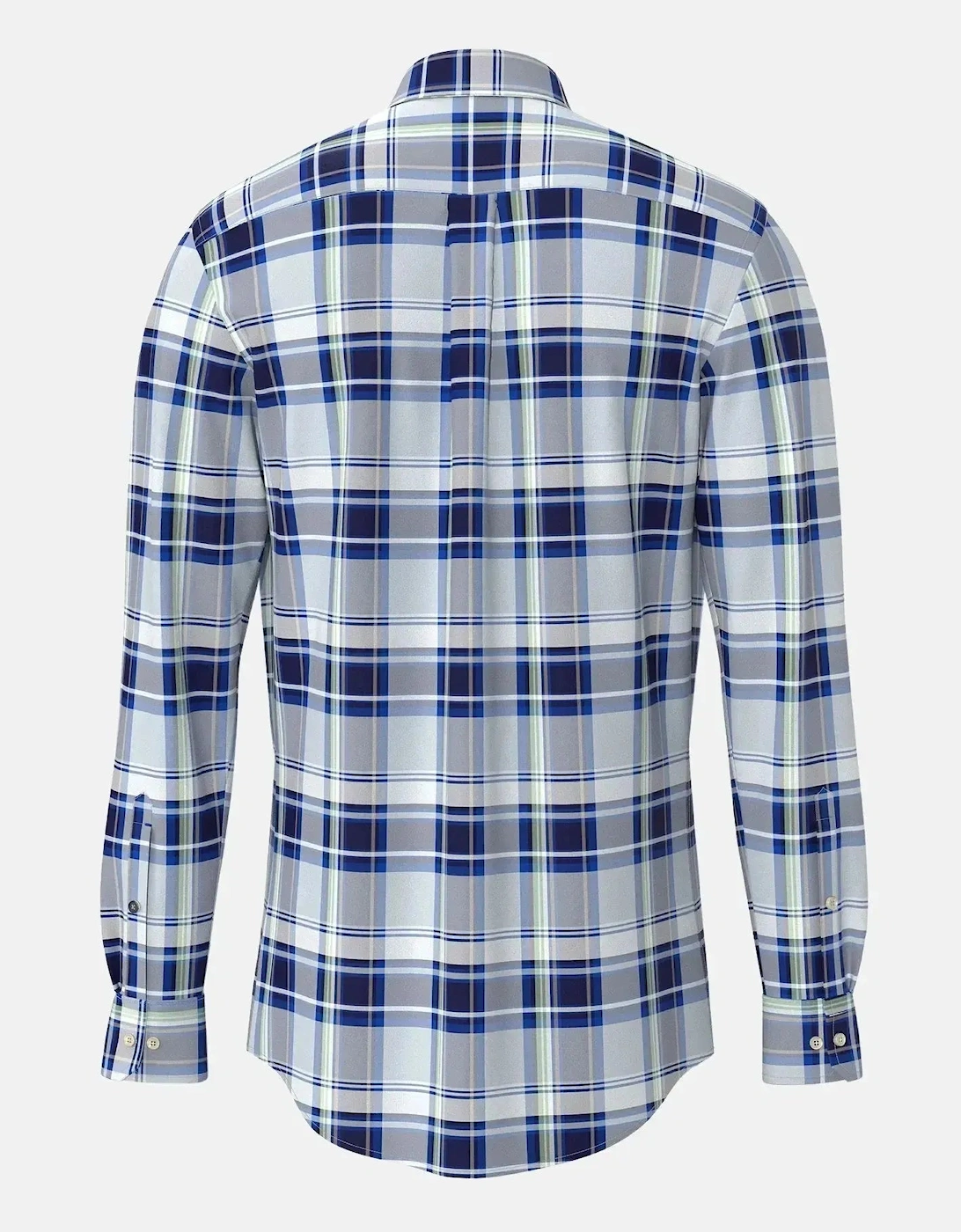 Colorful Combi Check Shirt Navy