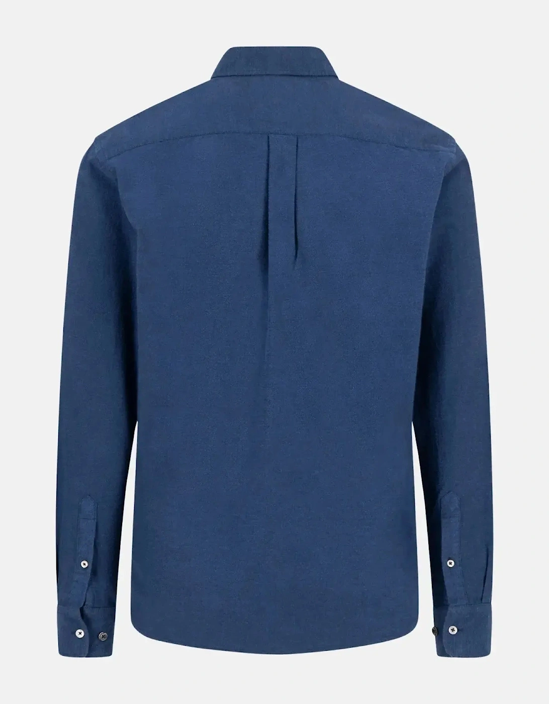 Winter Solid Button Down Shirt Navy