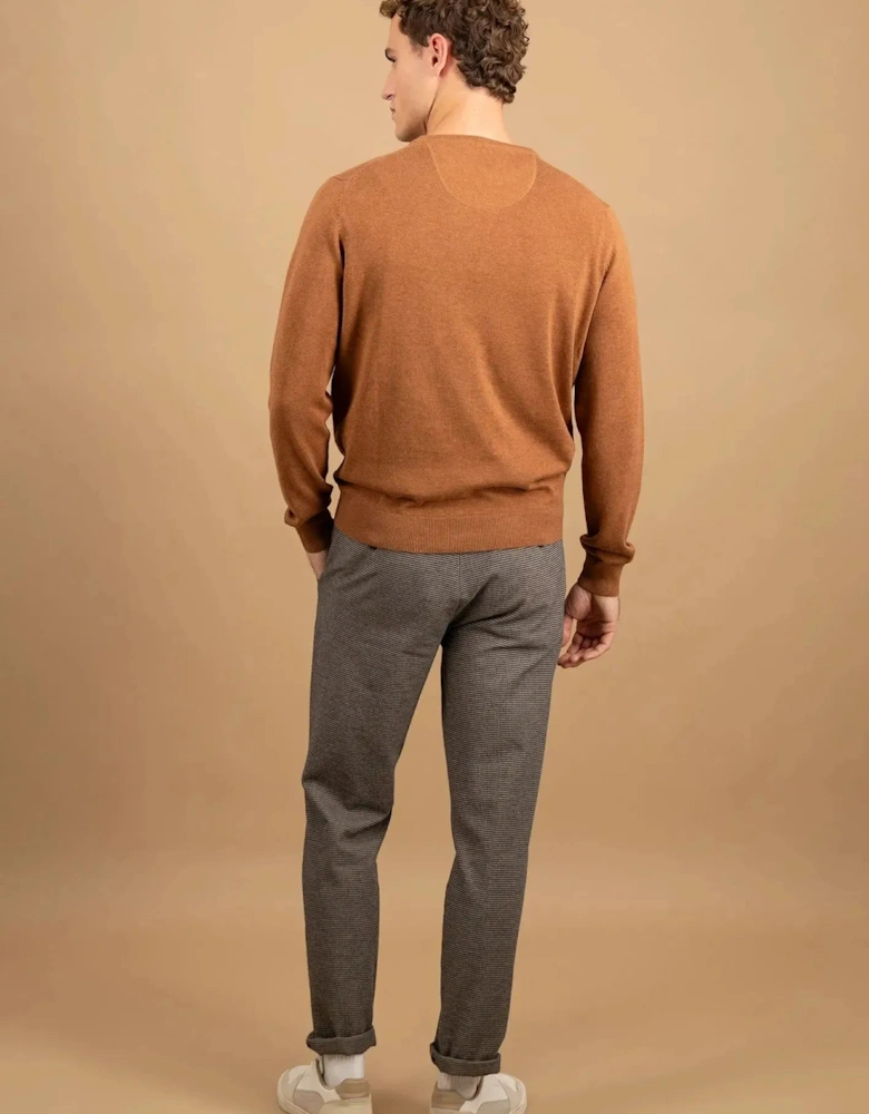 Fine Knit Cotton Crewneck Hazel
