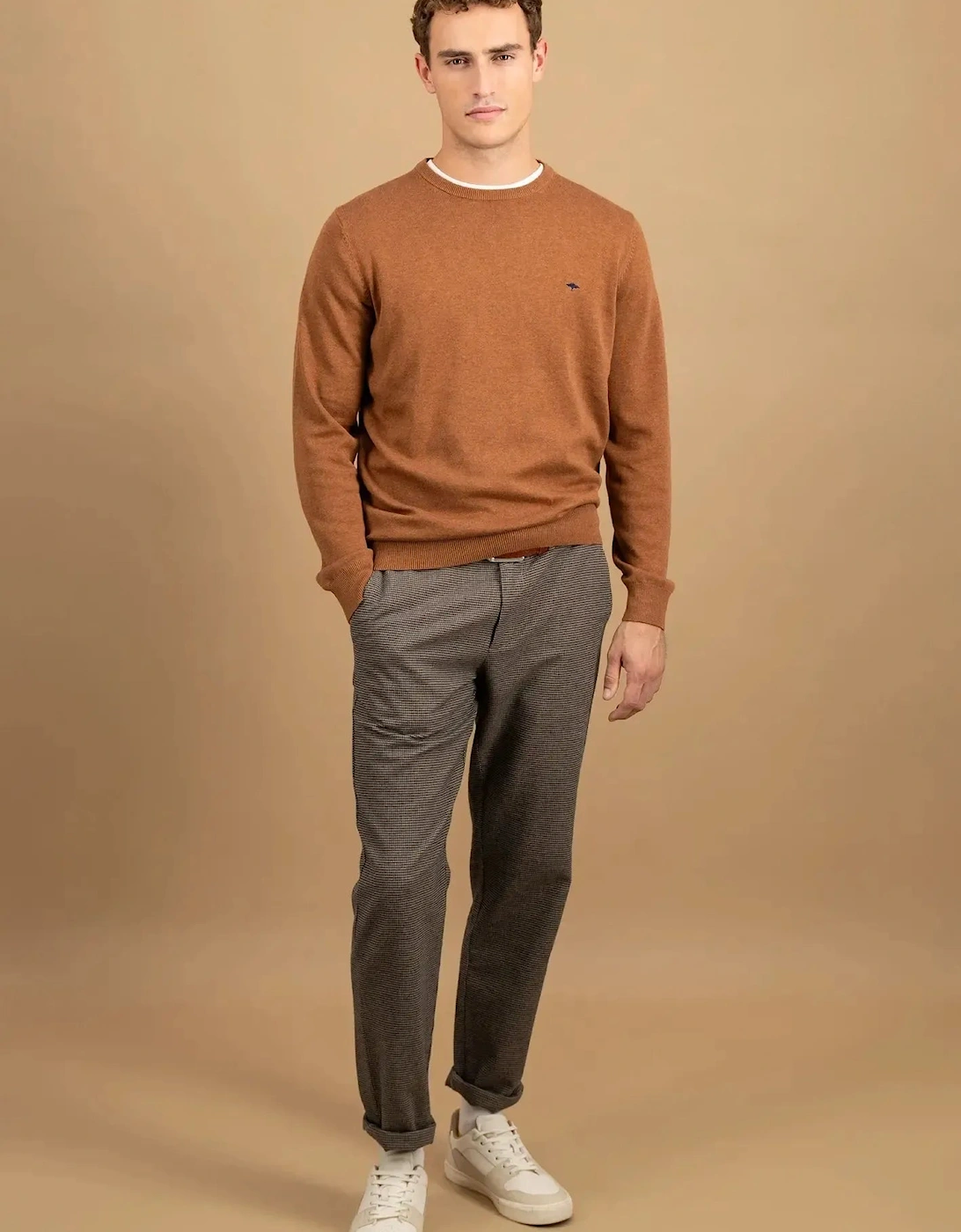 Fine Knit Cotton Crewneck Hazel