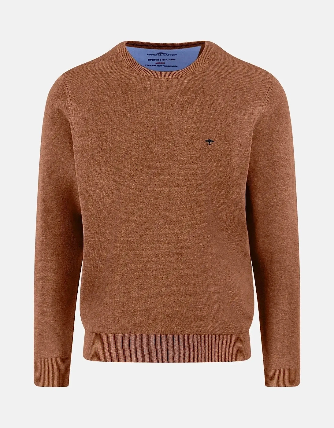 Fine Knit Cotton Crewneck Hazel, 6 of 5