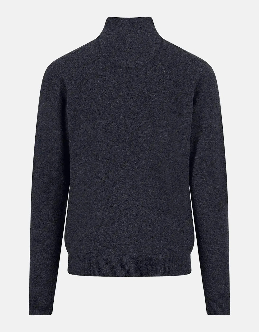Pure Lambswool 1/4 Zip Knit Navy