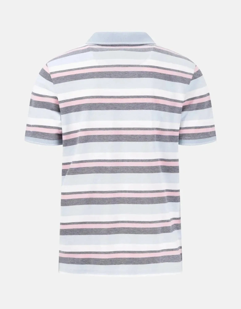 Striped Casual Fit Polo Shirt Summer Breeze