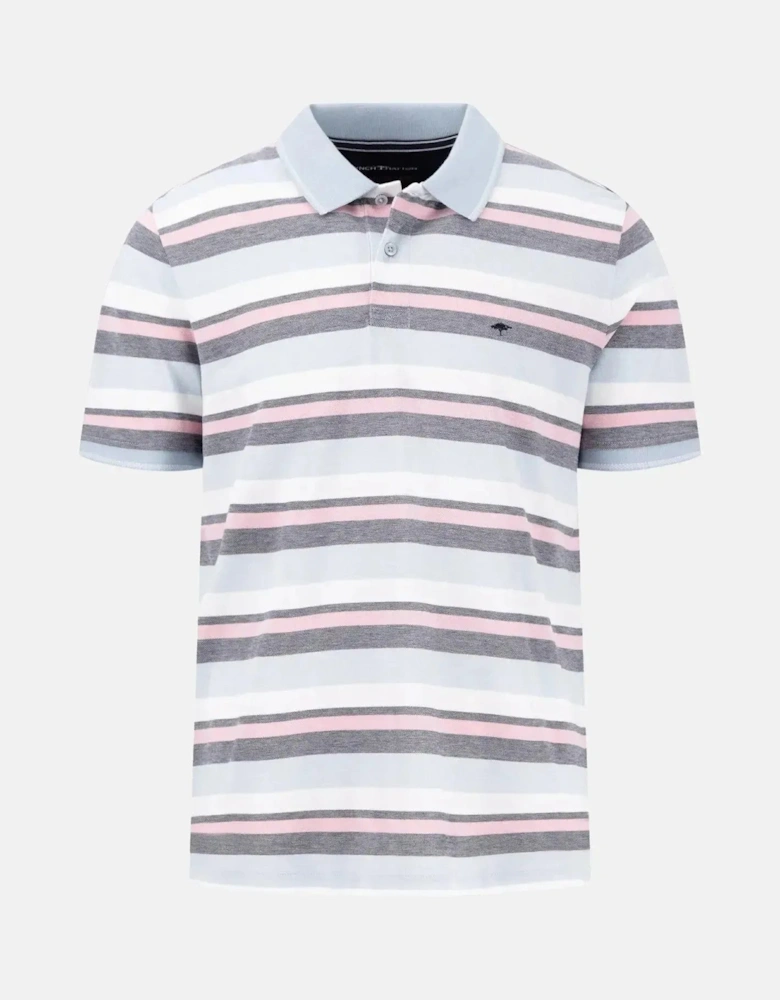 Striped Casual Fit Polo Shirt Summer Breeze