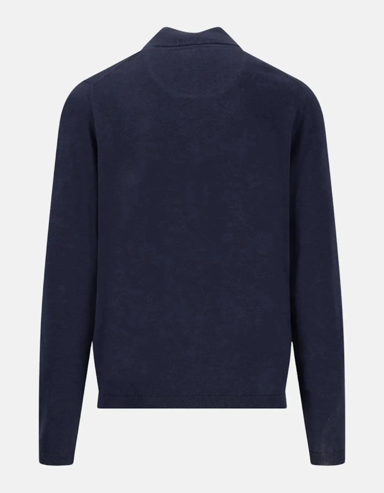 Air Cotton 1/4 Zip Knit Navy