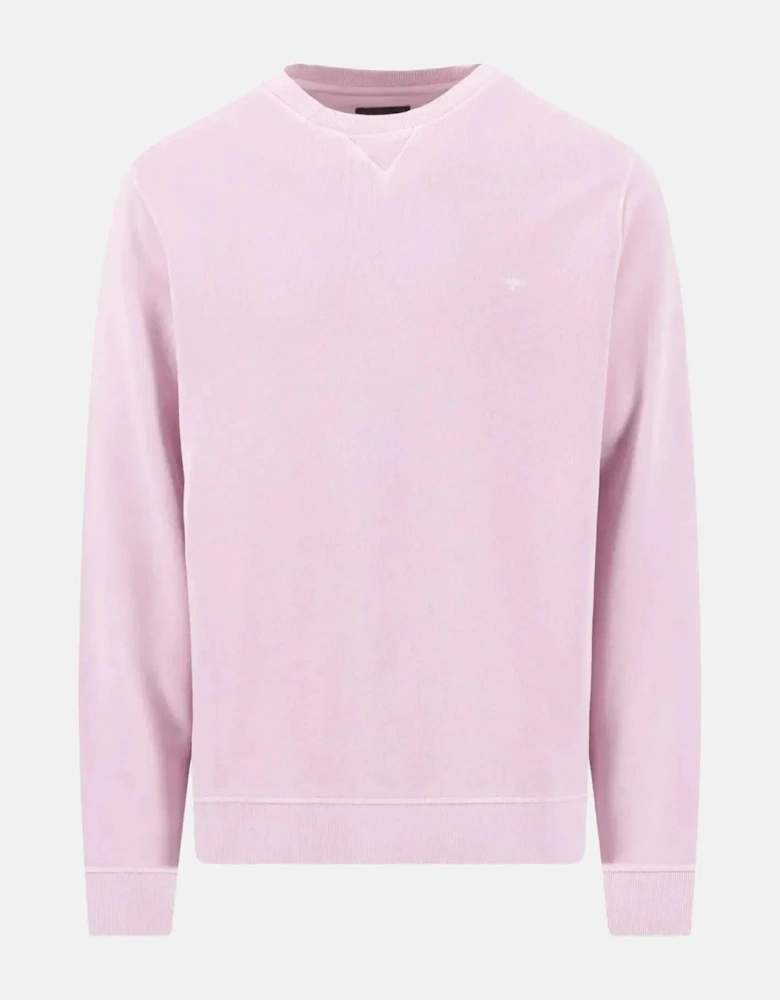 Garment Dyed Crewneck Sweatshirt Magnolia