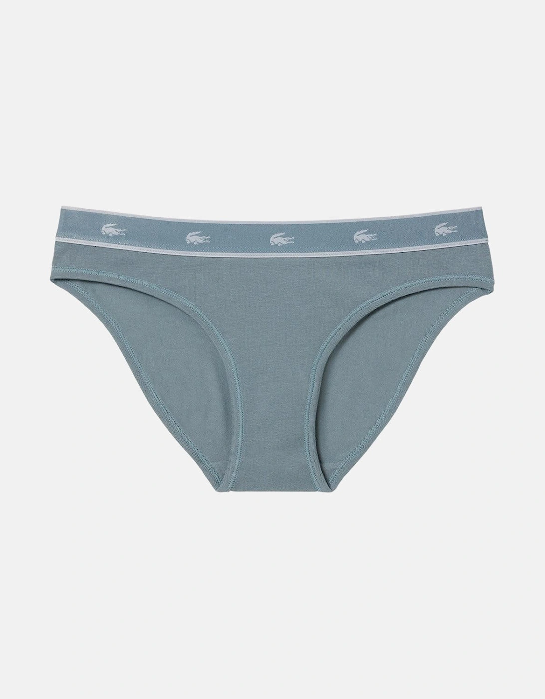 LACOSTE WOMENS ESSENTIAL STRETCH COTTON BRIEFS GREY, 5 of 4