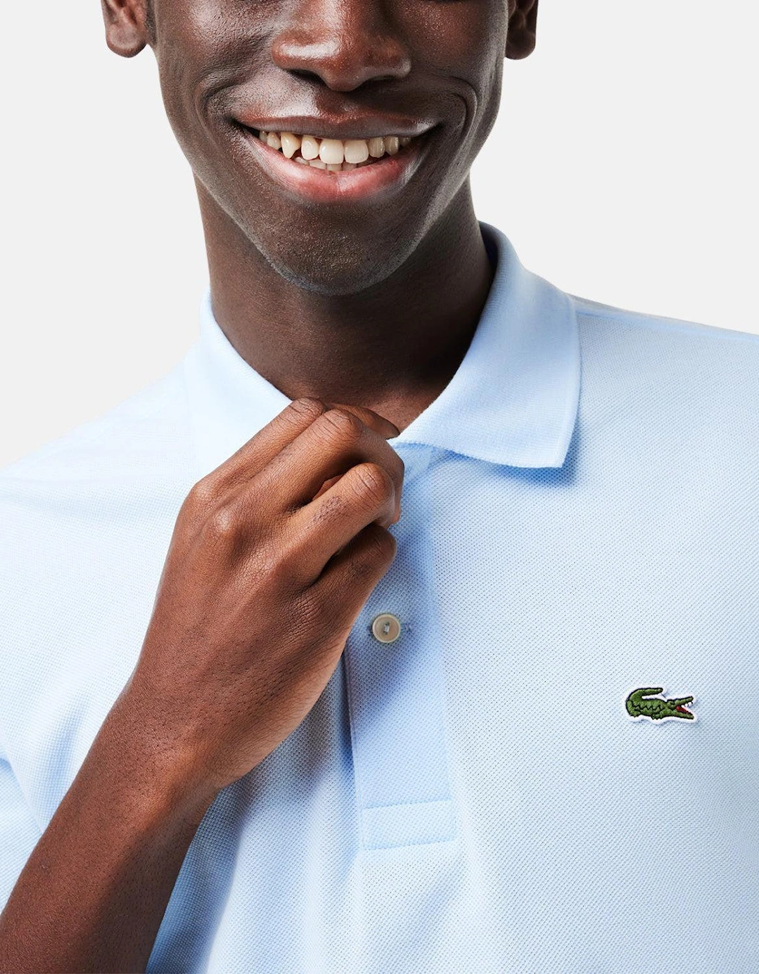 LACOSTE ORIGINAL L.12.12 POLO SHIRT LIGHT BLUE