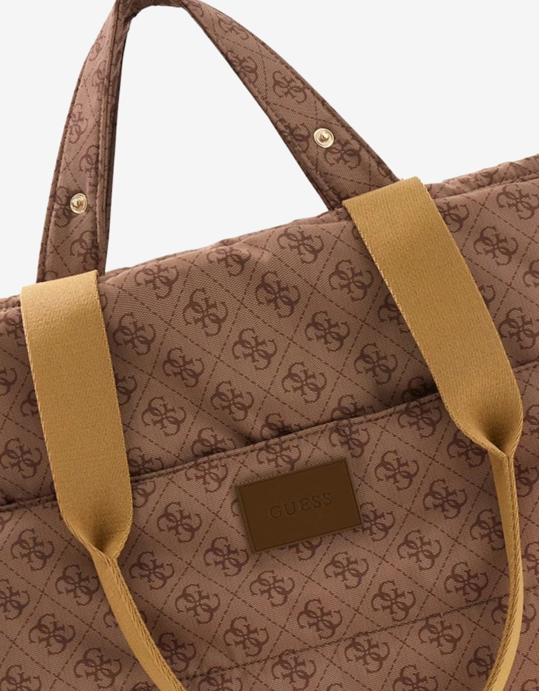 Guess Baby Logo Changing Bag in Brown (35cm)