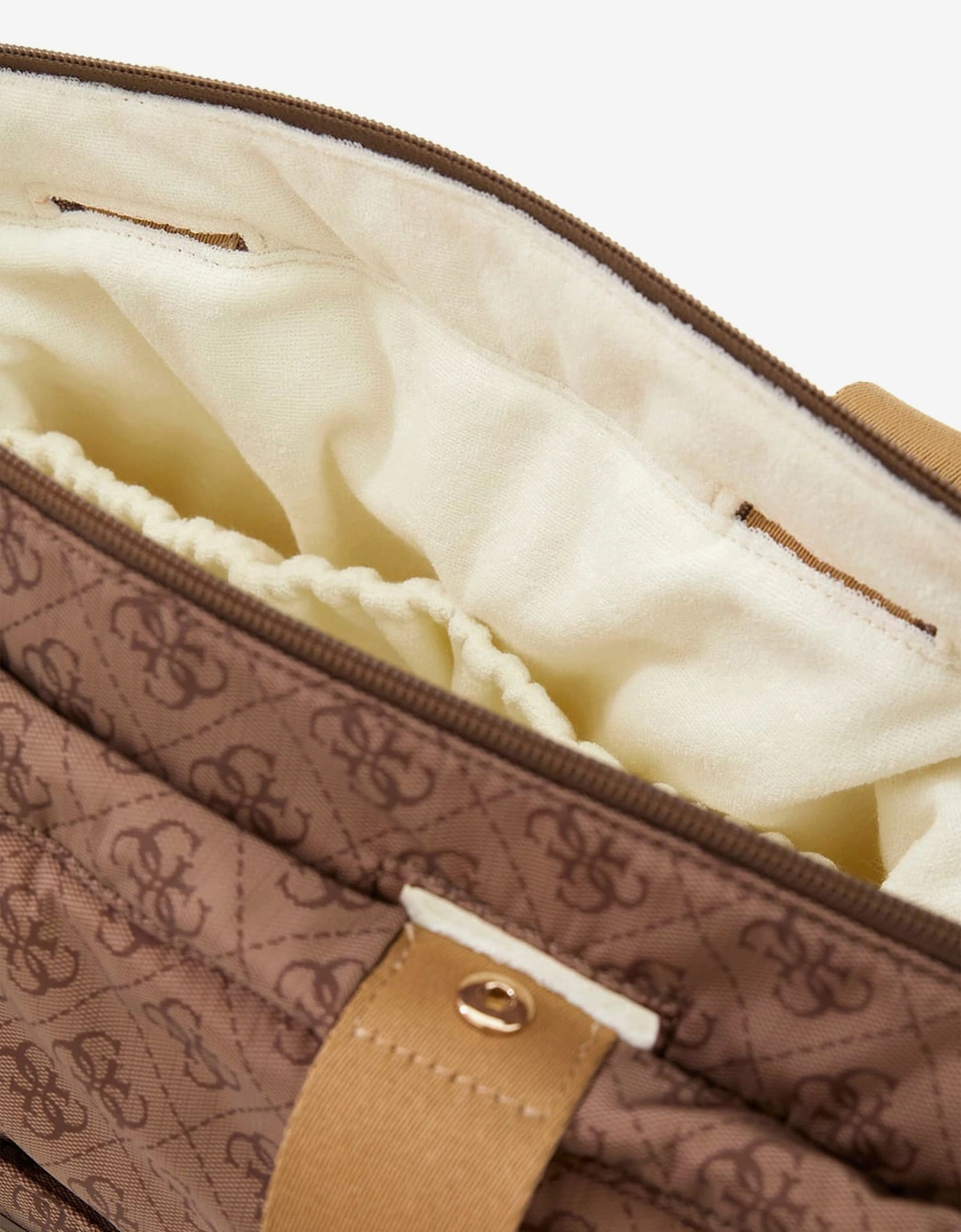Guess Baby Logo Changing Bag in Brown (35cm)
