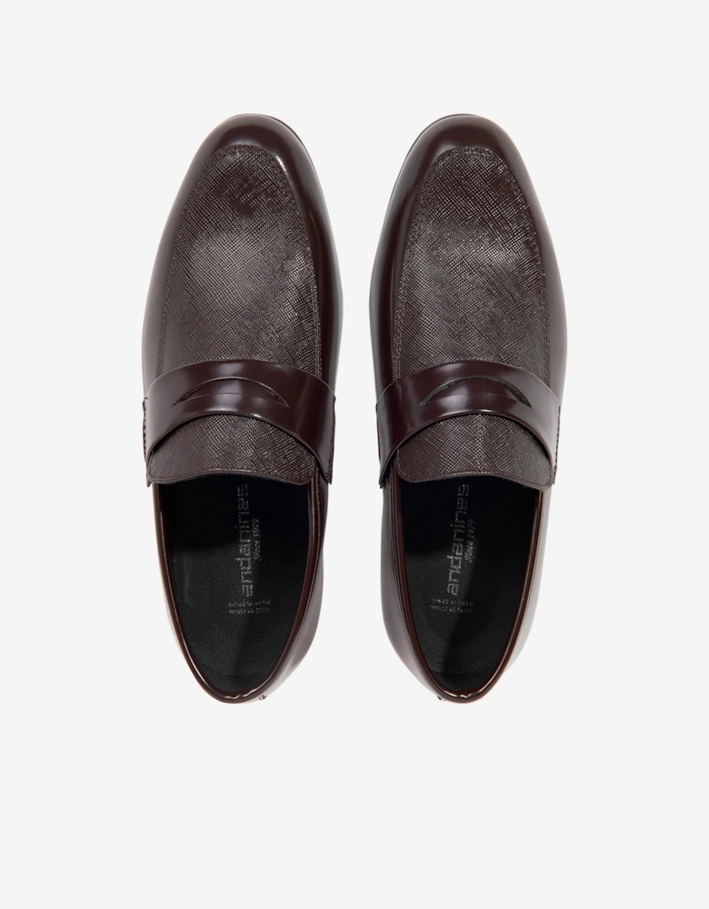 Andanines Boys Leather Shoes in Brown
